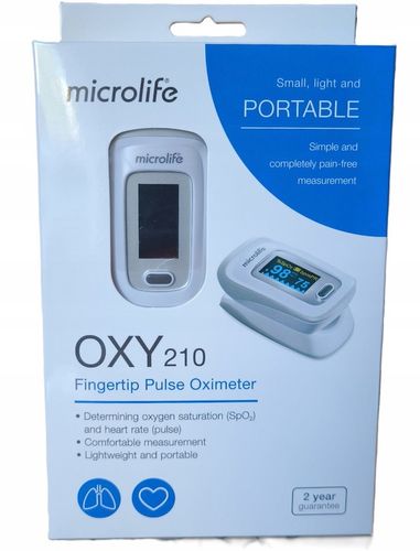 PULSOKSYMETR MICROLIFE OXY PULSOMETR NAPALCOWY SATURACJA NATLENIENIE na Arena.pl