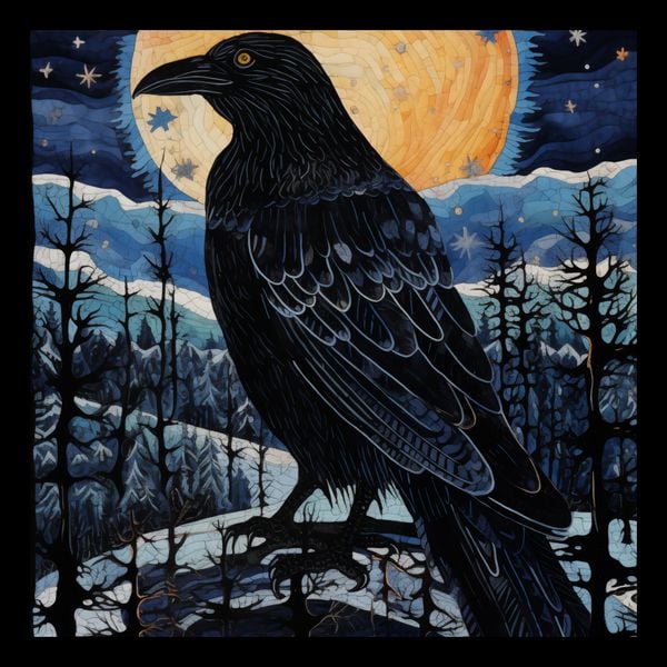 Plakat 20x20cm Kruczy Mąciciel zdjęcie 2