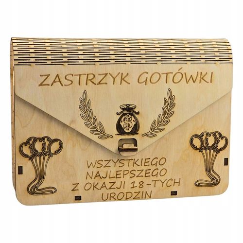 PUDEŁKO NA PIENIĄDZE PREZENT NA URODZINY CHRZEST ROCZEK PAMIĄTKA na Arena.pl