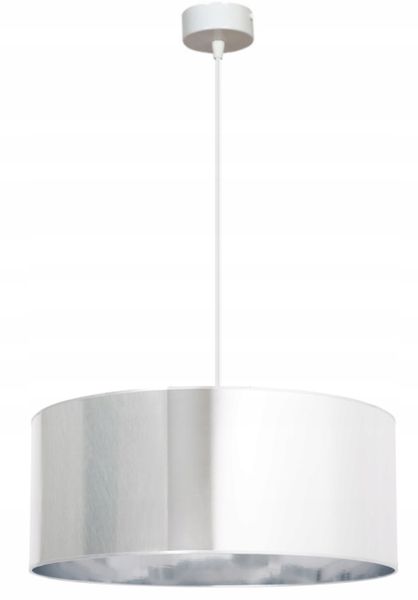 Lampa wisząca SREBRNA/CHROM 40 cm zdjęcie 1