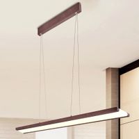 LAMPA wisząca COCONUT A0010-311 Candellux belka OPRAWA metalowa LED 28W 4000K zwis listwa brązowa
