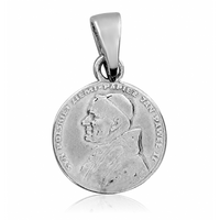 SREBRNY MEDALIK PAPIEŻ JAN PAWEŁ II SREBRO PRÓBY 925