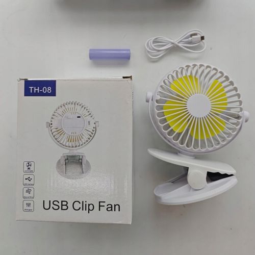 WENTYLATOR DO WÓZKA Z KLIPSEM USB WENTYLATOR DO ŁADOWANIA, WENTYLATOR na Arena.pl