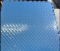 MATA PIANKOWA OCHRONNA NA PODŁOGĘ PUZZLE DO ĆWICZEŃ GARAŻU NIEBESKA 6 SZTUK