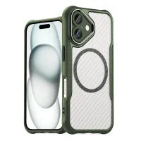 etui silikonowe leading series magsafe do iphone 16 plus - zielone
