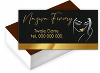 Wizytówki firmowe reklamowe 100szt BEAUTY duży wybór wzorów PROJEKT GRATIS