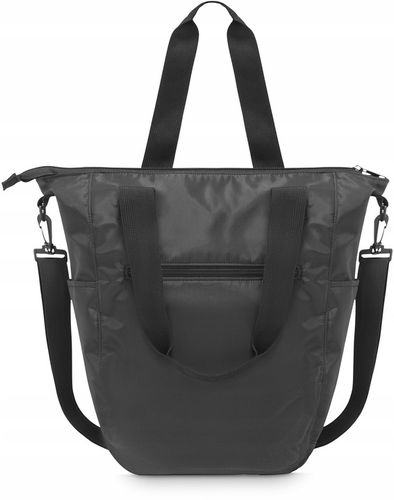 Torebka damska shopper czarna pojemna torba damska na ramię miejska ZAGATTO na Arena.pl