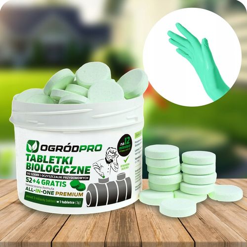 Tabletki Bakterie do szamba Oczyszczalni na Rok Tłuszcze All in One na Arena.pl