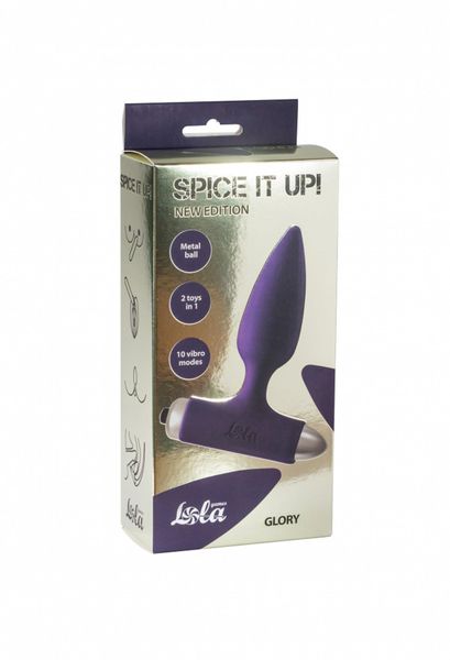 Vibrating Anal Plug Spice It Up New Edition Glory Ultraviolet zdjęcie 3