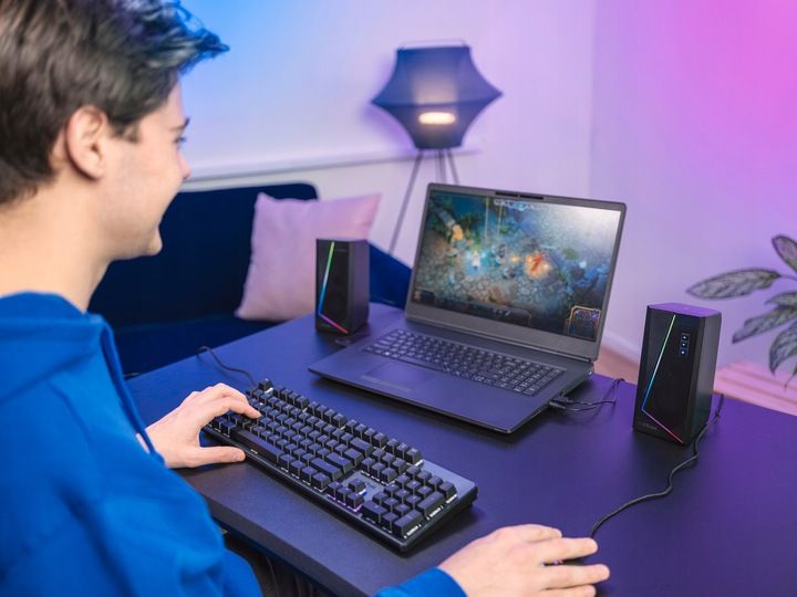 GŁOŚNIKI KOMPUTEROWE 2.0 USB 12W GAMINGOWE RGB zdjęcie 5