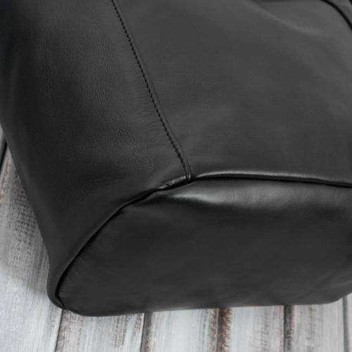 torebka damska skórzana klasyczna shopperka czarna a4 pojemna abruzzo na Arena.pl