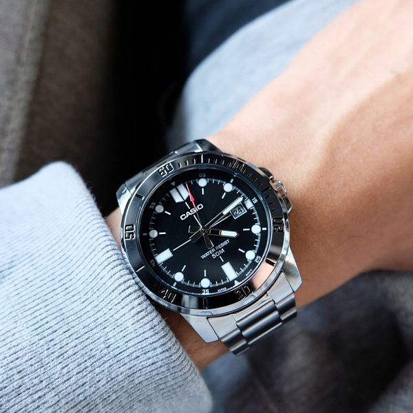 ZEGAREK MĘSKI CASIO MTP-VD01D-1EV + BOX +GRAWER zdjęcie 13