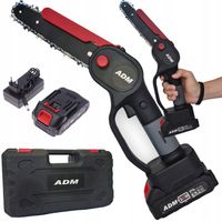 PIŁA ŁAŃCUCHOWA AKUMULATOROWA FILM YT 6" PILARKA JAKOŚĆ HQ AKU 21V ZESTAW