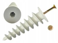 KOŁEK ŚLIMAK 84mm STYROPIAN WEŁNA STYRODUR+WKRĘT 40szt.