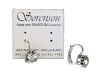 Kolczyki z kryształkiem