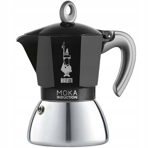 Kawiarka zaparzacz MOKA INDUCTION II 6tz BLACK BIALETTI indukcja 280ml na Arena.pl