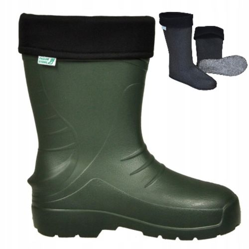 KALOSZE OCIEPLANE GUMOWCE LEKKIE PIANKOWE EVA POLSKIE na Arena.pl