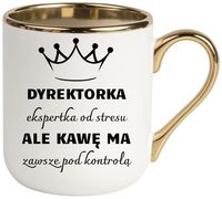 Kubek PREMIUM śmieszny prezent dla DYREKTORKI ekskluzywny upominek