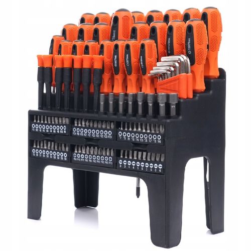 ZESTAW ŚRUBOKRĘTÓW I BITÓW STOJAK 122 ELEMENTÓW KD10958 na Arena.pl