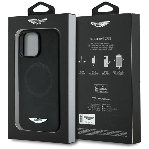 Etui Aston Martin do iPhone 16 Pro, Czarny MagSafe zdjęcie 8