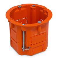 puszka instalacyjna 60x60 głęboka pomarańczowa g/k - vt-453-6060