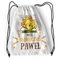 Plecak Sportowy Szkolny Dla Pawła Syna Dziecka Z Nadrukiem Ze Zdjęciem