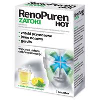 RenoPuren Zatoki Hot ułatwia oddychanie 8x