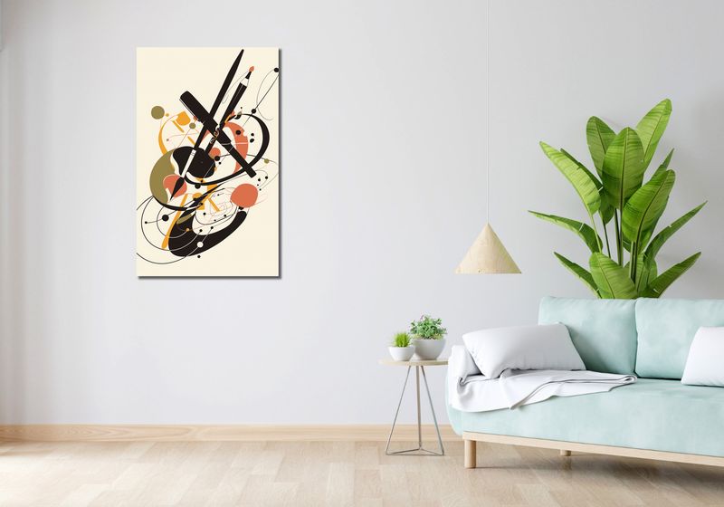 Obraz 60x100cm Abstrakcyjny Rapsod zdjęcie 2