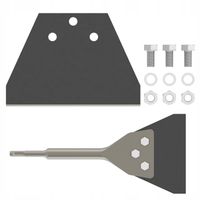 ZESTAW WYMIENNY OSTRZE SKROBAK 130mm DO DŁUTA SDS-PLUS FLOOR SCRAPER BOSCH