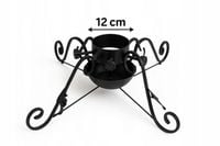 stojak pod choinke na choinkę metalowy Otwór 12 cm stabilny, pojemnik wody