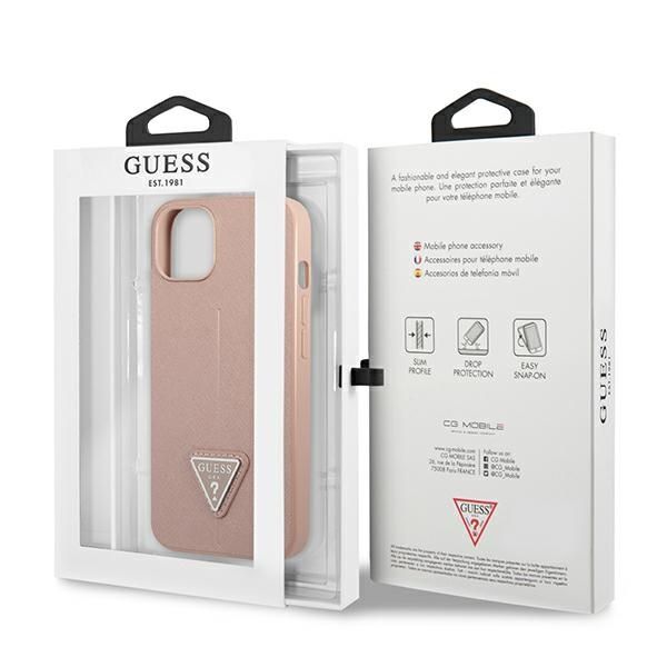 Etui Guess do iPhone 15 Plus, iPhone 14 Plus, Różowy zdjęcie 8