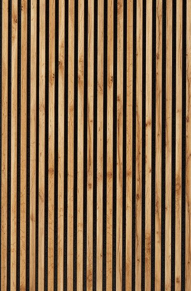 LAMELE ŚCIENNE DĄB WOTAN NA PŁYCIE CZARNEJ 510x2750mm zdjęcie 3