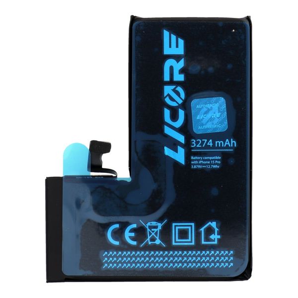 LICORE bateria do IPHONE 15 Pro 3274 mAh zdjęcie 1