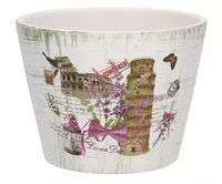 OSŁONKA CERAMICZNA DONICZKA DEKORACYJNA NA KWIATY