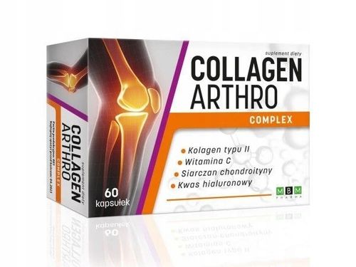 Collagen Arthro Complex kolagen 60 kapsułek MBM na Arena.pl