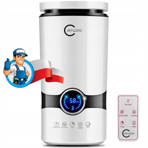 Nawilżacz powietrza AUTOMATYCZNY + AROMATERAPIA 3w1 +12 OLEJKÓW FILTR na Arena.pl