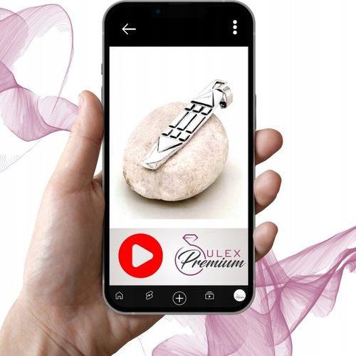 Zawieszka Srebrna pr. 925 Wisiorek SYMBOL ATLANTÓW Srebro Oksydowane na Arena.pl