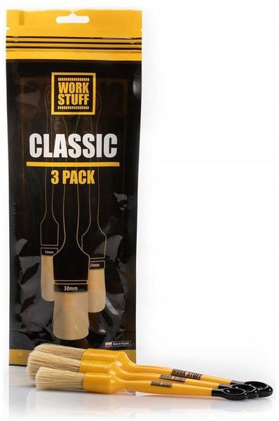 WORK STUFF DETAILING BRUSH CLASSIC 3 pack ZESTAW zdjęcie 1