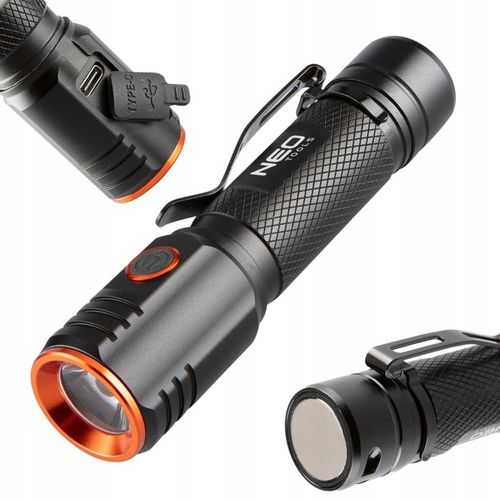 Latarka akumulatorowa USB C 2000 lm CHN LED 99-067 na Arena.pl