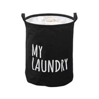 organizer, pojemnik na zabawki, kosz na pranie 40 x 50 cm czarny