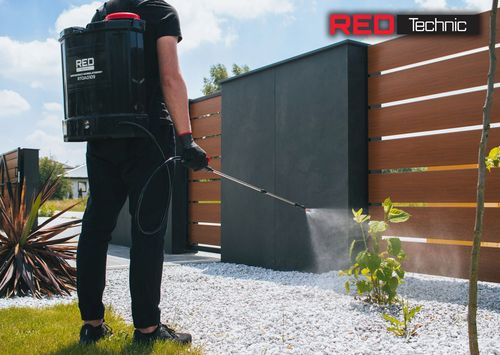 OPRYSKIWACZ AKUMULATOROWY ELEKTRY. 20L PLECAKOWY RED TECHNIC 4 DYSZE na Arena.pl