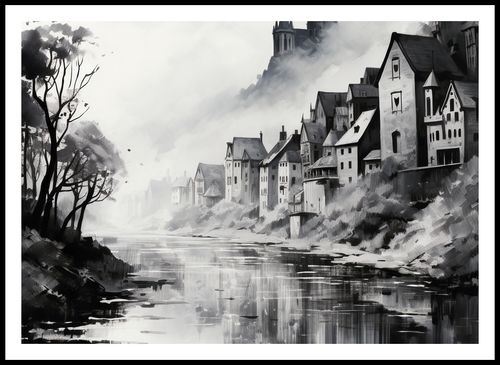Plakat 84,1x59,4cm Mglisty Refleks na Arena.pl
