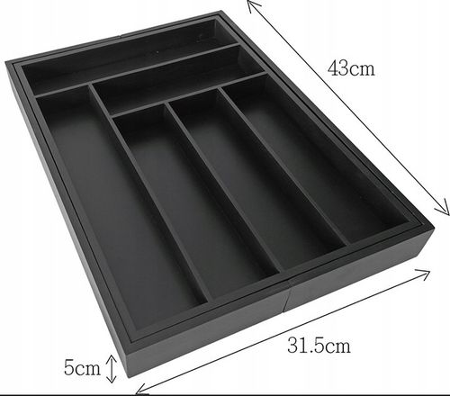 DUŻY Wkład SZUFLADY BAMBUSOWY organizer Sztućce BL na Arena.pl