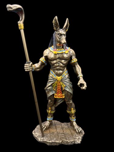 EGIPSKI BÓG ANUBIS Z KOBRĄ VERONESE (WU76642A4) na Arena.pl