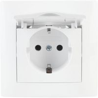 GNIAZDO SCHUKO WESA VCX LC18 PODTYNKOWE Z BOLCEM UZIEMIAJĄCYM