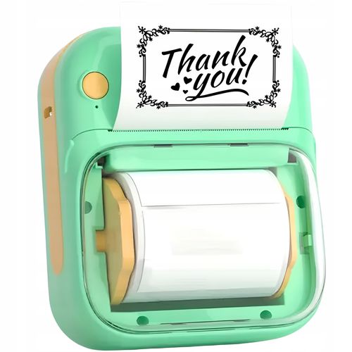 Mini drukarka termiczna etykiet samoprzylepnych aplikacja Bluetooth B3 na Arena.pl