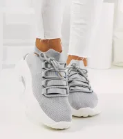 Szare sneakersy damskie Barraza 38