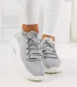 Szare sneakersy damskie Barraza 38
