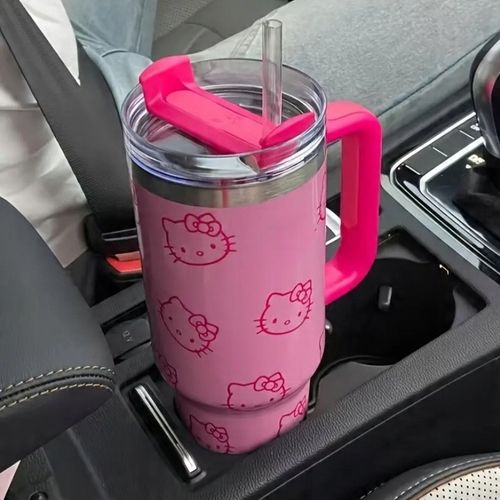 KUBEK TERMICZNY TERMOS SANRIO HELLO KITTY 1200 ML DUŻY STAL NIERDZEWNA na Arena.pl