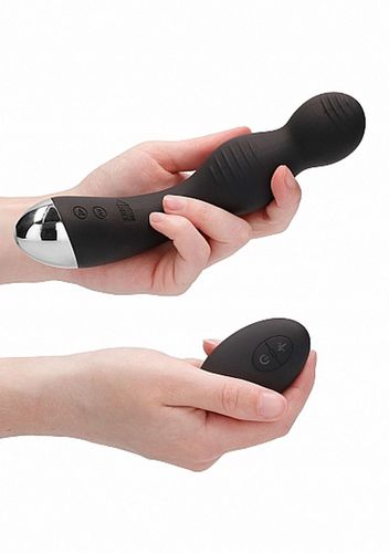 Remote Controlled E-Stim & Vibrating G/P-Spot Vibrator - Black na Arena.pl